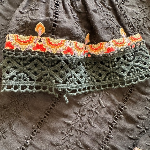 Johnny Was Embroidered Long Sleeve Black Blouse Size XS - Picture 16 of 16